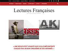 Tablet Screenshot of lectures-francaises.info